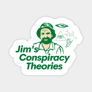Jim's Conspiracy Theories Magnet