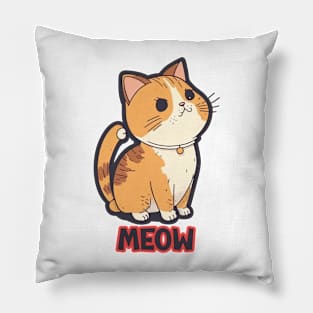 Super Funny Cat Meow Pillow