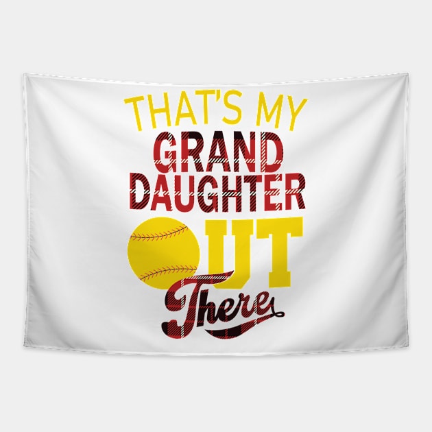 That's my granddaughter out there T-Shirt Tapestry by Thai Quang