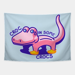Croc in some Crocs Tapestry