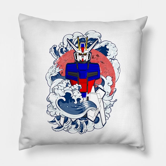 GAT-X105 Strike Gundam Pillow by gblackid