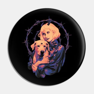 Yonger Bette Baby Jane Black Metal Pin