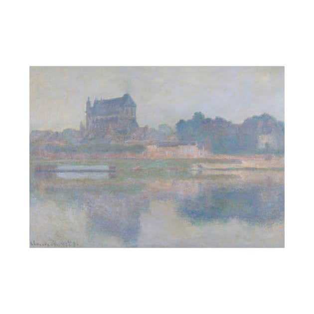 L'eglise De Vernon, Temps Gris by Claude Monet by Classic Art Stall