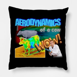 Aerodynamics Of A Cow Physics Meme Pillow