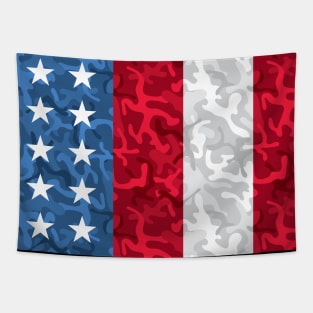 American Flag Camo, USA Tapestry