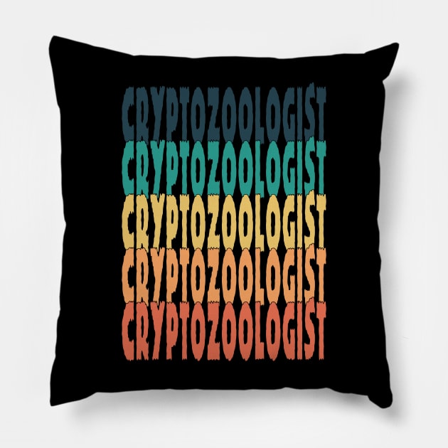 Cryptozoologist Pillow by Fig-Mon Designs