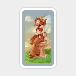 Faun girl Magnet