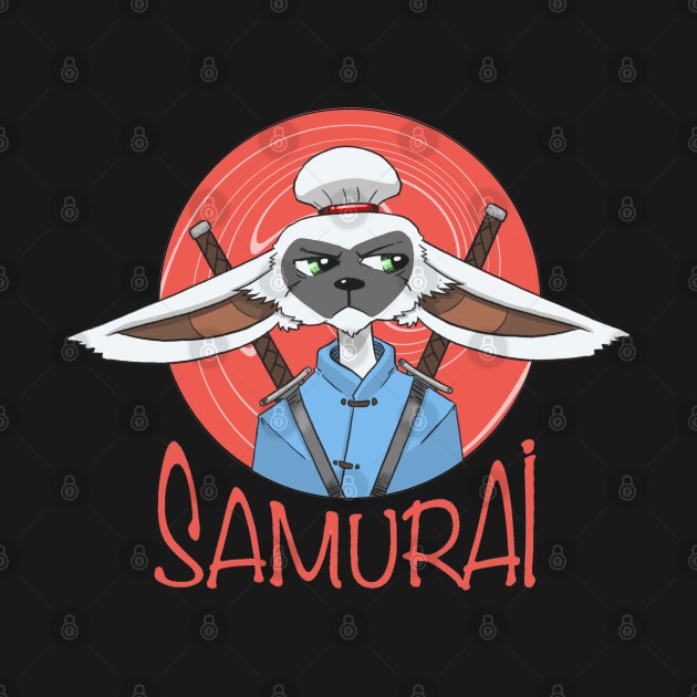 Serious Samurai Rabbit by StaCh