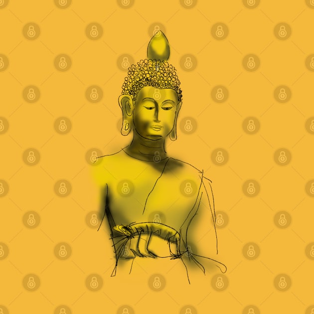 Giant Buddha Statue In Bangkok | T-Shirt | Apparel | Hydro | Stickers by PreeTee 