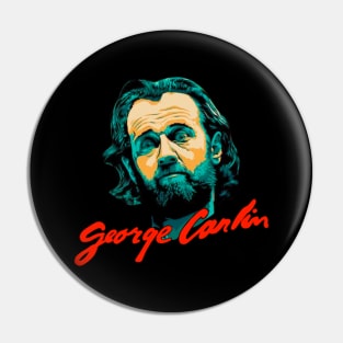 George Carlin Vintage Pin