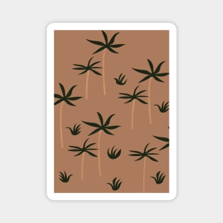 Palm Tree Pattern Magnet