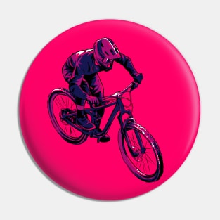 BMX Biker Pin