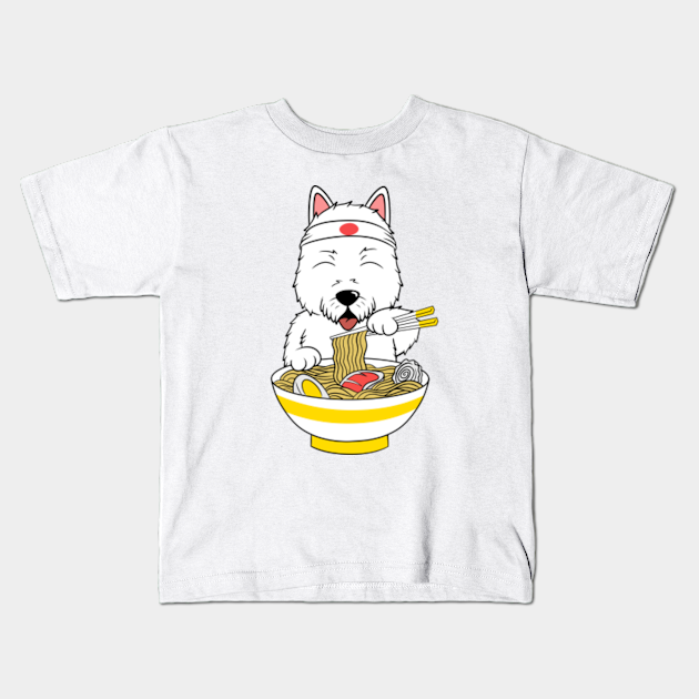 Westie Ramen Lover Westie T Shirt Bebe Teepublic Fr