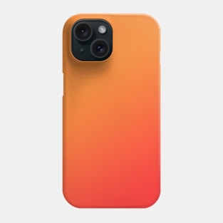 Orange to Red Gradient Phone Case