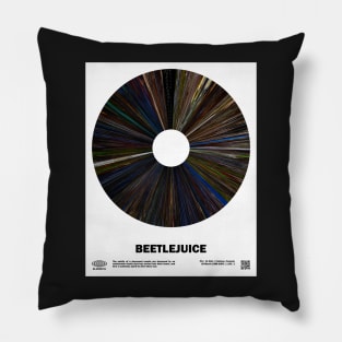 minimal_Beetle Juice Warp Barcode Movie Pillow