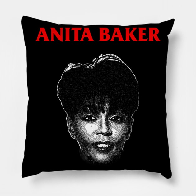 Anita Baker - Engraving Pillow by Parody Merch