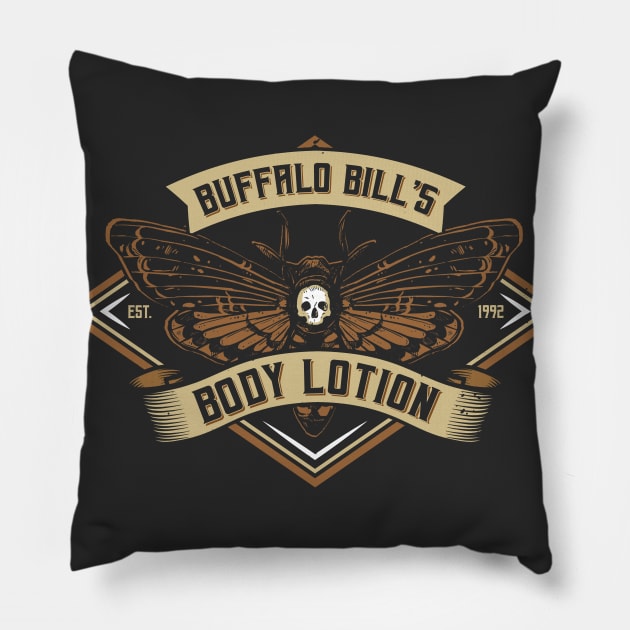 Buffalo Bill's Body Lotion Pillow by NinthStreetShirts