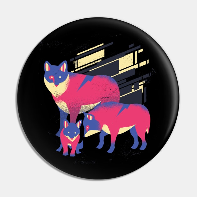 Wolf Family Pin by LR_Collections
