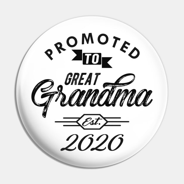 New Great Grandma - Promoted to great grandma est. 2020 Pin by KC Happy Shop
