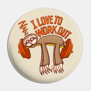 Sloths love to work out, sleeping! Pin