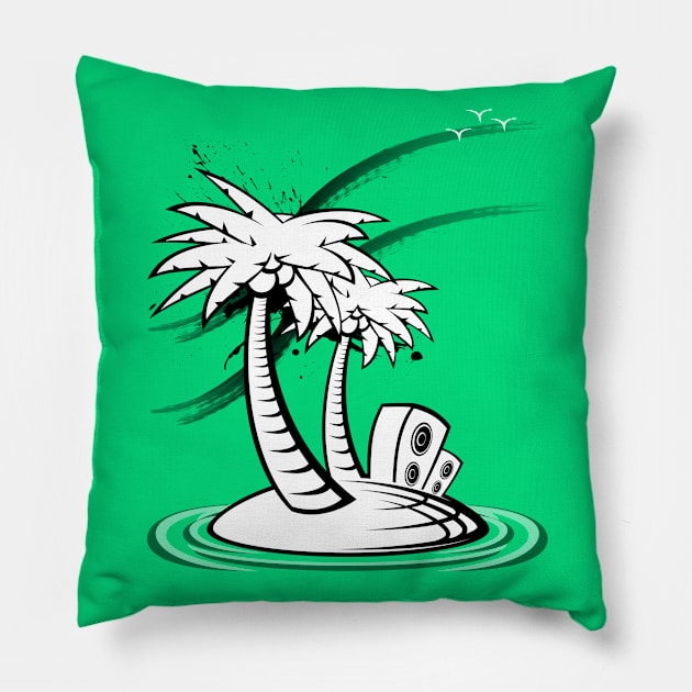 Island Vibes Pillow by AlterAspect