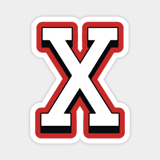 "X" Malcolm X inspired classic Magnet