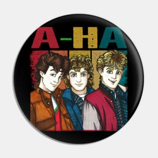 The Sun Always Shines a-ha Synth-Pop Nostalgia Pin