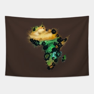 Africa Ink Tapestry