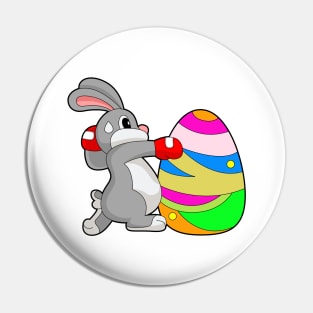Rabbit Easter Easter egg Boxing Pin