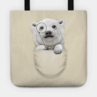 POCKET POLAR BEAR Tote