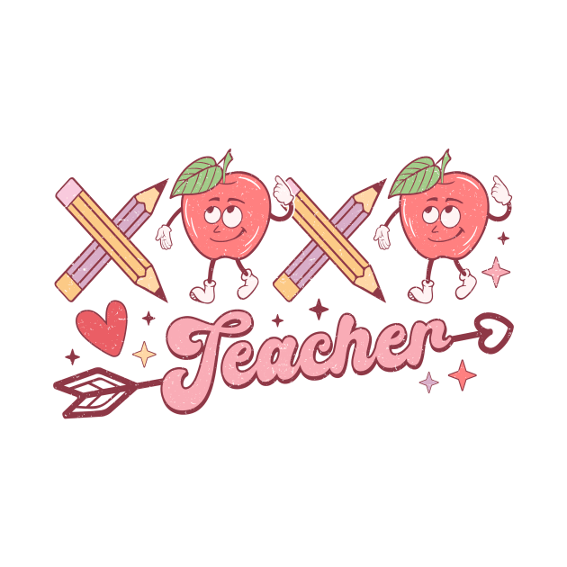 Teacher Valentine T Shirt Valentine T shirt For Women by Pretr=ty