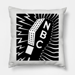 Retro NBC Logo Pillow