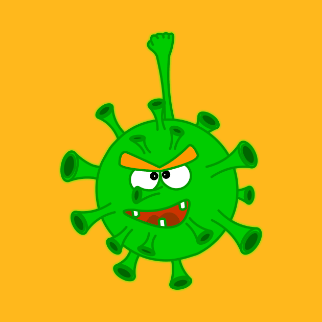 A Beautiful And Funny Coronavirus Covid-19 Will Decorate Your Things, As Well As Accessories, Perfect As A Present For Christmas And New Year. by Kallin (Kaile Animations)