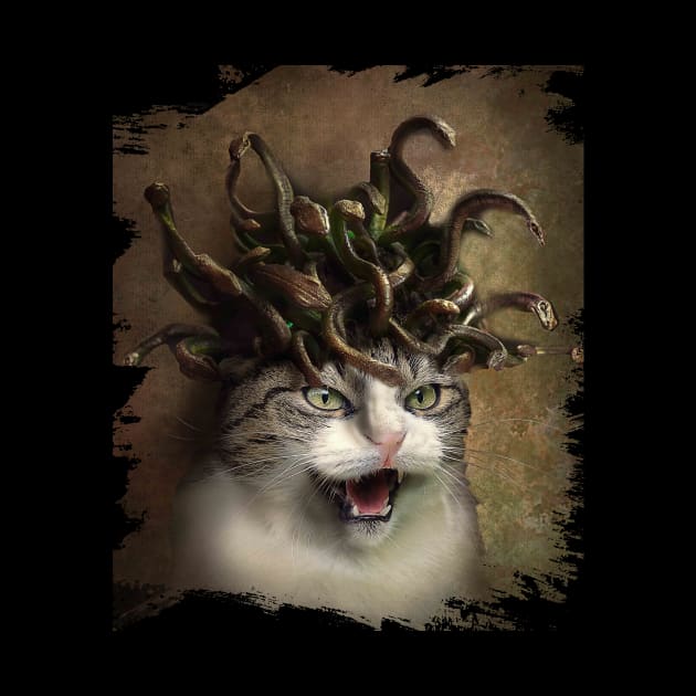 Evil Catdusa Medusa Cat by Random Galaxy