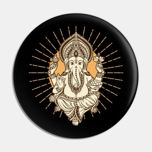 Ganesha Hindu God Hinduism Yoga India Bali Lover Pin