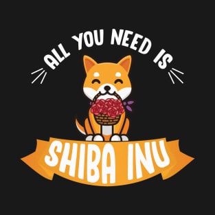 shiba inu puppy illustration T-Shirt