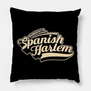 New York Spanish Harlem  - Spanish Harlem  - Spanish Harlem  Manhattan - El Barrio Pillow