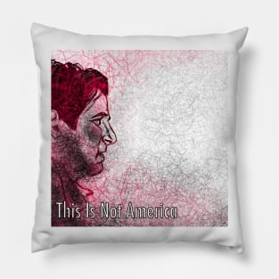 This Is Not America - Claes Bang (polygon) Pillow