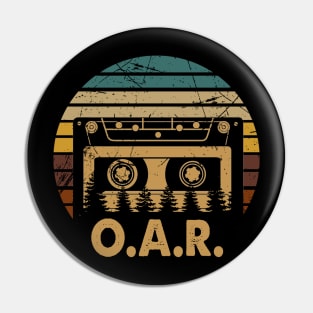 Design O.A.R Proud Name Vintage Gift 70s 80s 90s Pin