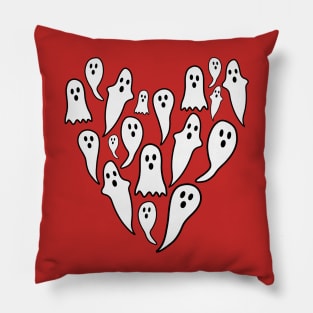 Ghost Heart Pillow