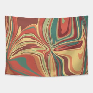 color mix, digital art, aesthetic minimalist digital art Tapestry