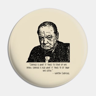 Winston Churchill Pin