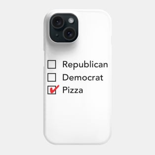 Republican Democrat Pizza Phone Case