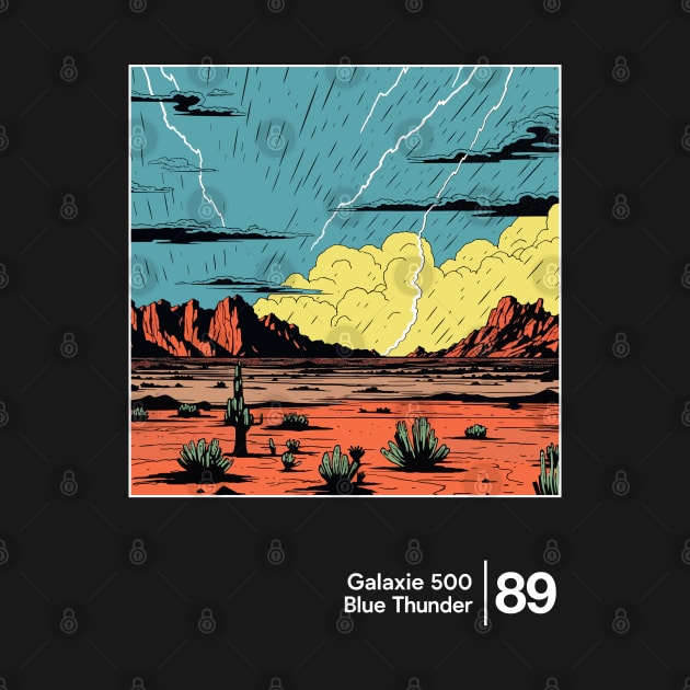 Galaxie 500 - Blue Thunder - Minimal Style Graphic Artwork by saudade