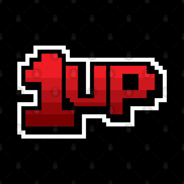 1up Red by spicytees