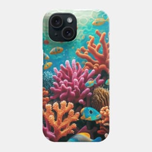 marine life, coral reef, biodiversity Phone Case