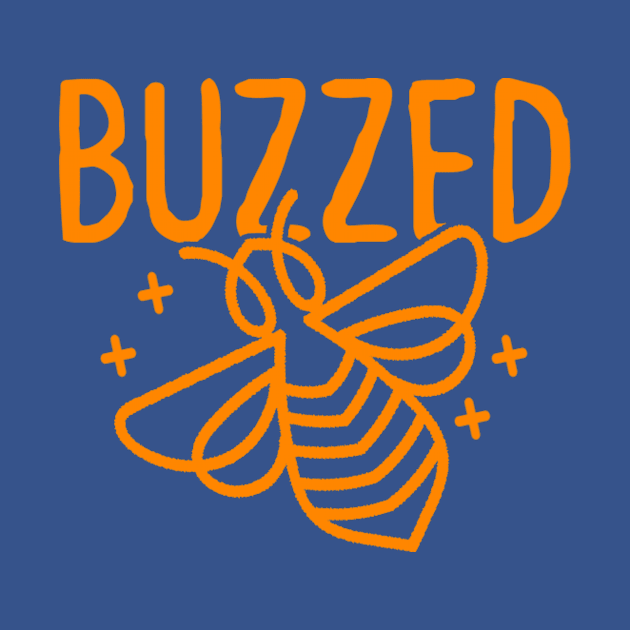 Buzzed Bee Shirt - Beekeeper Gift Idea, Beekeeping Lover, Honeybee Shirt, Bees Humor, Honeybee Queen by BlueTshirtCo