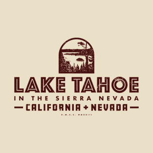 Lake Tahoe (Brown) T-Shirt