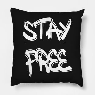 Freedom Cyber Punk Graffiti Pillow