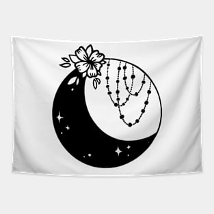 Boho Moon T-Shirt Tapestry